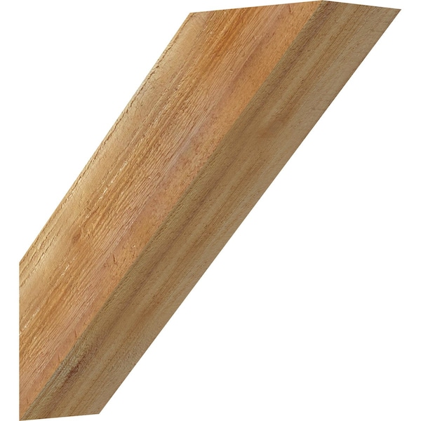 Ekena Millwork 4"W x 14"D x 14"H Traditional Rough Sawn Knee Brace, Western Red Cedar BRC04X14X14TRA00RWR - main